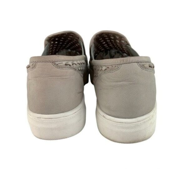 Seychelles Woven Nubuck Almond Toe Platform Flats - Picture 4 of 7